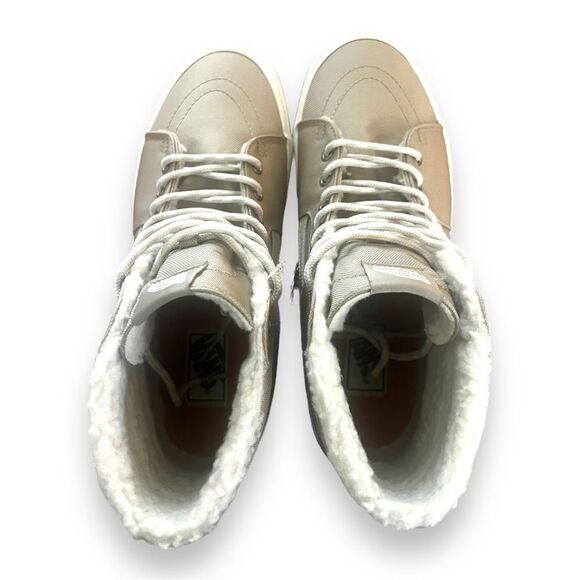 NWT Men’s Vans SK-8 Hi Cordura Sherpa Beige Size 11.5 - Picture 7 of 12